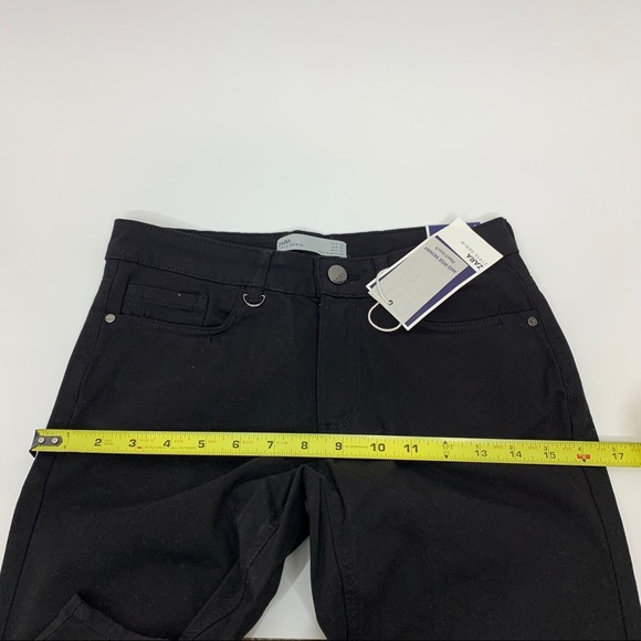 Zara Dark Black Peach Touch Soft Denim Mid Rise Skinny Jeans New Nwt Size 2 - Picture 14 of 16